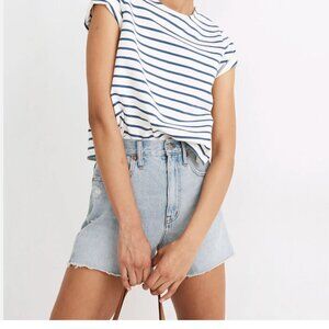 Madewell Women's Size 31 Blue The Mom Jean Shorts